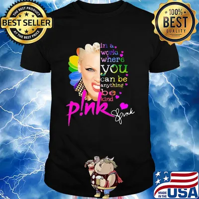 Pink in a world where you can be anything be kind signatures sunflower shirt
