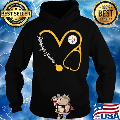 Pittsburgh steelers football stethoscope heart s Hoodie