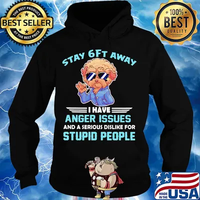 Poodle stay 6ft away I have anger issues and a serious dislike for stupid people s Hoodie