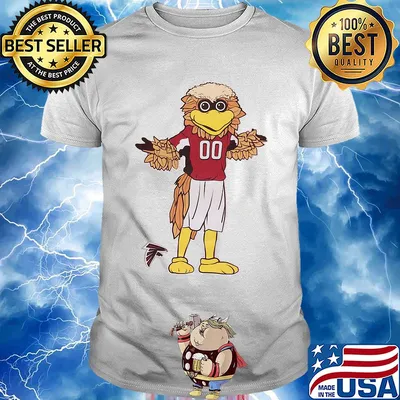 Preschool Atlanta Falcons Red Standing Mascot Shirt