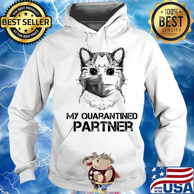 Raccoon Face Mask My quarantined partner s Hoodie