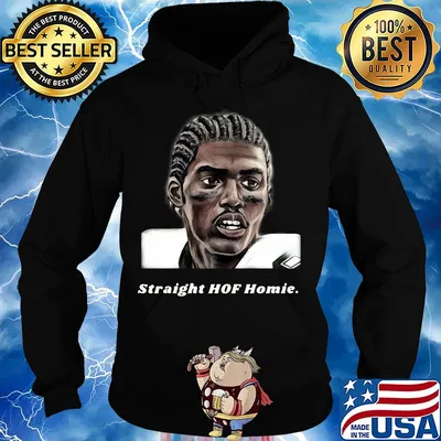 Randy moss minnesota vikings new england patriots straight hof homie s Hoodie