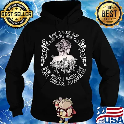 Rare disease mom most people never meet their heroes i raised mine rare disease awareness butterfly s Hoodie