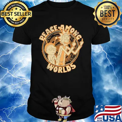 Rick and morty peace among worlds vintage shirt