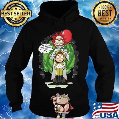 Rick and morty we all float morty and whatever i don’t give a fuck coronavirus s Hoodie