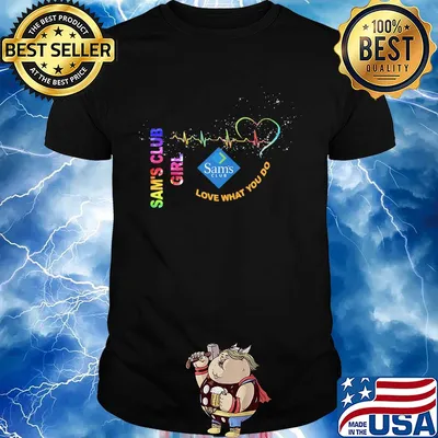 Sam's club girl love what you do heartbeat shirt