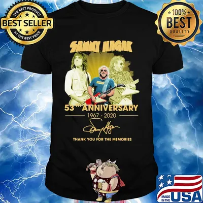 Sammy Kagak 53th anniversary 1967-2020 thank you for the memories signature shirt