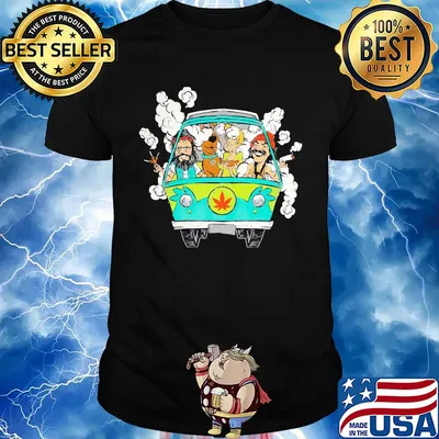 Scooby and shaggy smoking weed shirt