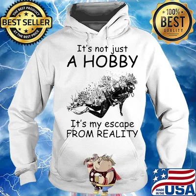 Scuba diving it’s not just a hobby it’s my escape from reality 2020 s Hoodie
