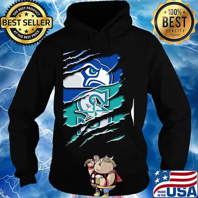 Seattle seahawks and seattle mariners football s Hoodie