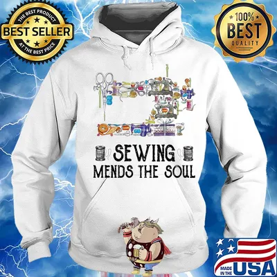 Sewing mends the soul s Hoodie