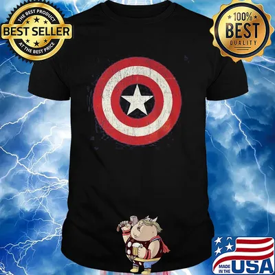Shield Captain America Vintage Shirt