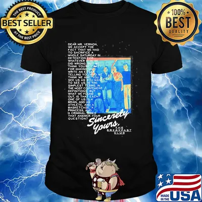 Sincerely yours the breakfast club shirt