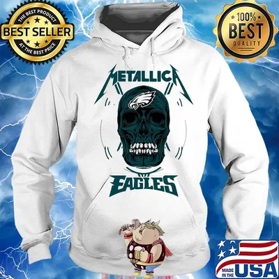 Skull metallica philadelphia eagles s Hoodie