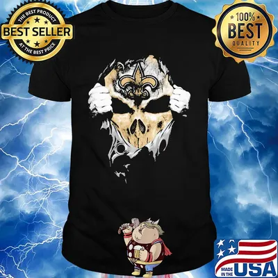 Skull new orleans saints hands shirt