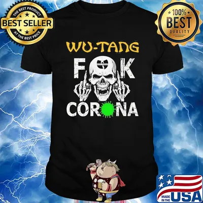 Skull wu-tang fuck coronavirus shirt