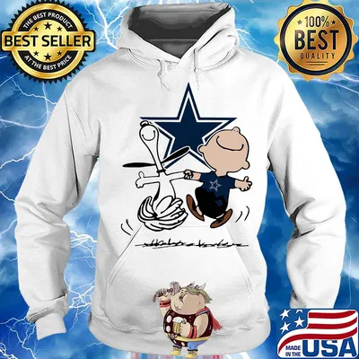 Snoopy and charlie brown dallas cowboys football s Hoodie