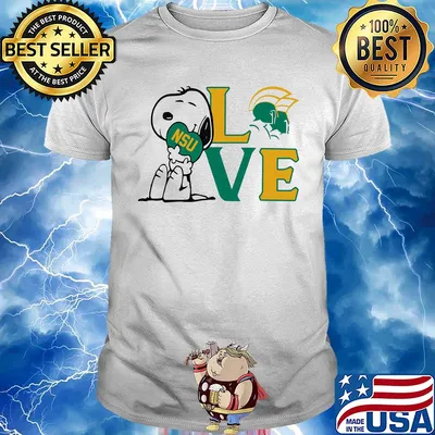 Snoopy Norfolk State University love shirt
