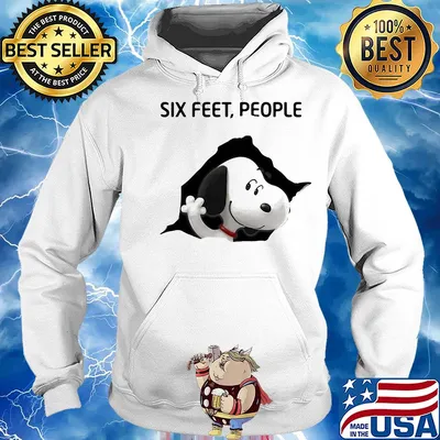Snoopy six feet people s Hoodie