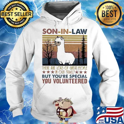 Son in law there are lots of great people in our family lamma vintage s Hoodie