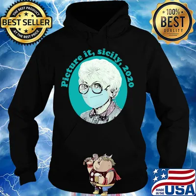 Sophia Petrillo mask picture it sicily 2020s Hoodie