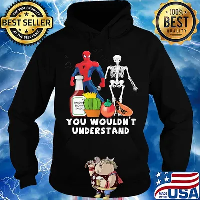 Spider man skeleton you wouldn't understand s Hoodie