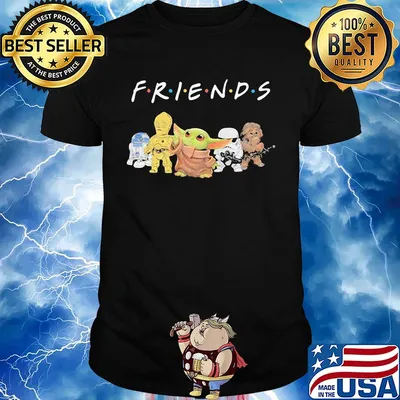 Star wars and friend shirt