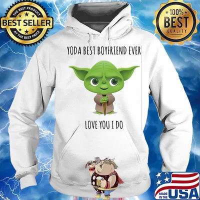 Star wars baby yoda best boyfriend ever love you I do s Hoodie