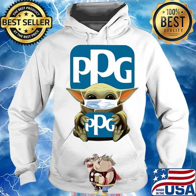 Star wars baby yoda hug ppg mask covid-19 s Hoodie