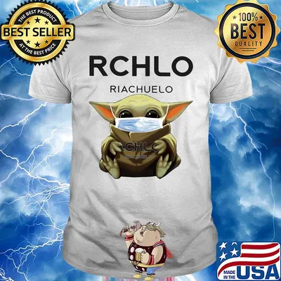 Star wars baby yoda hug rchlo riachuelo mask covid-19 shirt