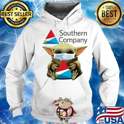 Star wars baby yoda hug southern company covid-19 s Hoodie