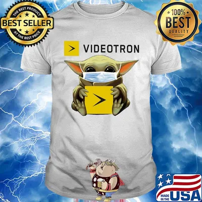 Star wars baby yoda hug videotron mask covid-19 shirt