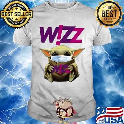 Star wars baby yoda hug wizz air mask covid-19 shirt