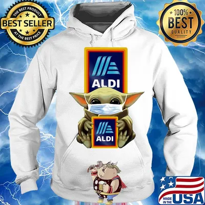 Star wars baby yoda mask hug aldi s Hoodie