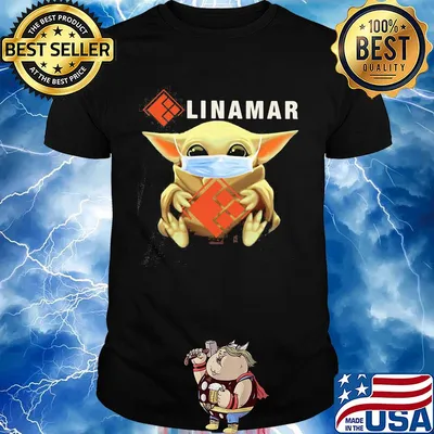 Star wars baby yoda mask hug linamar shirt
