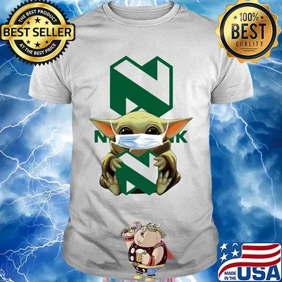 Star wars baby yoda mask hug nedbank shirt