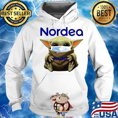 Star wars baby yoda mask hug nordea s Hoodie
