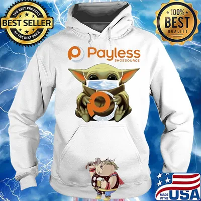 Star wars baby yoda mask hug payless shoesource s Hoodie