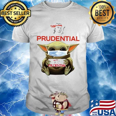 Star wars baby yoda mask hug prudential shirt