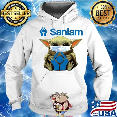 Star wars baby yoda mask hug sanlam s Hoodie