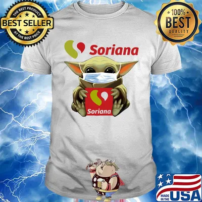 Star wars baby yoda mask hug soriana shirt
