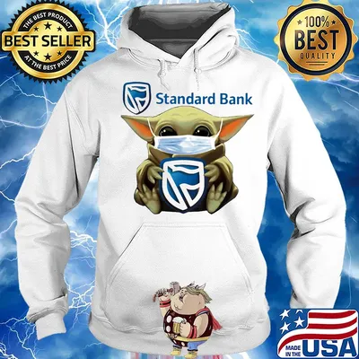 Star wars baby yoda mask hug standard bank s Hoodie