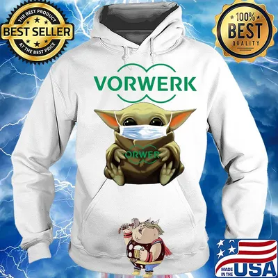 Star wars baby yoda mask hug vorwerk s Hoodie