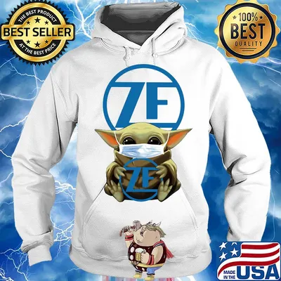 Star wars baby yoda mask hug zf friedrichshafen s Hoodie