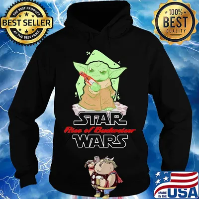 Star wars baby yoda rise of budweiser s Hoodie
