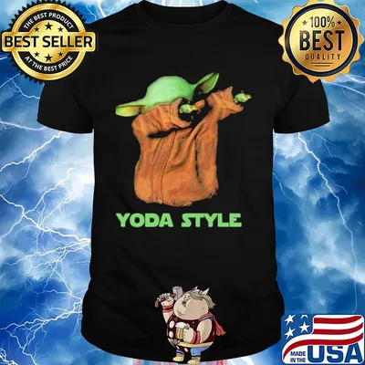 Star wars baby yoda style shirt