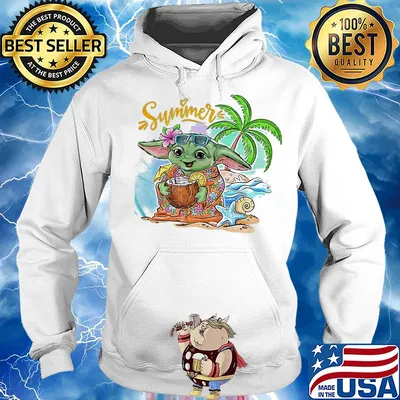 Star wars baby yoda summer s Hoodie