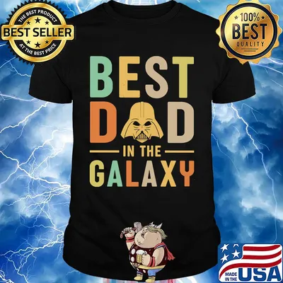 Star wars darth vader best dad in the galaxy vintage shirt