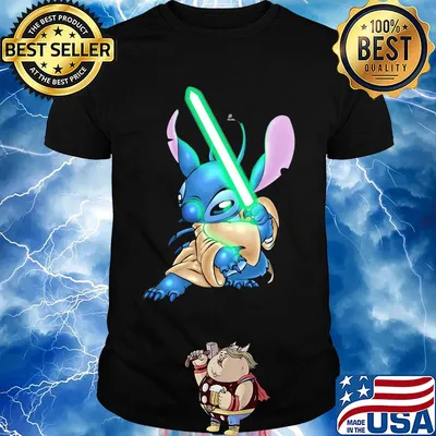 Star wars jedi master stitch shirt