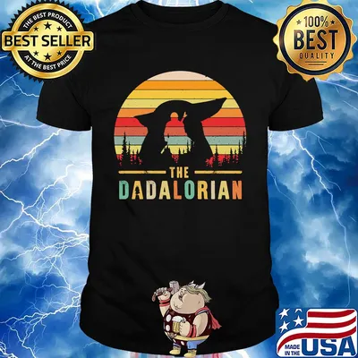 Star wars the dadalorian baby yoda vintage shirt